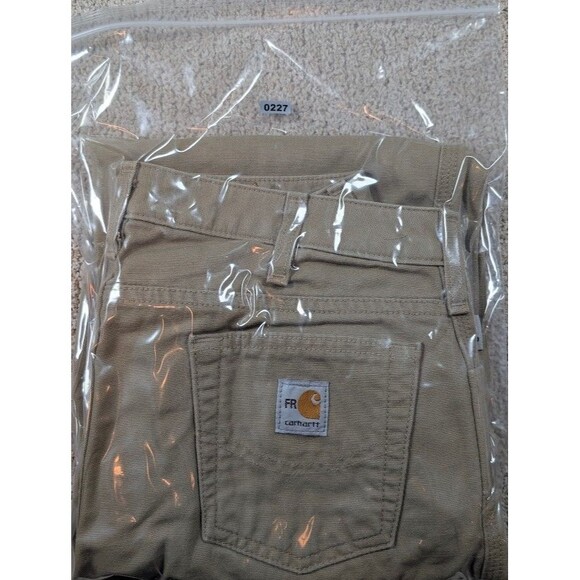 Carhartt FR Loose Fit Utility Work Pants 29x29 Flame Resistant Canvas Khaki - Picture 11 of 11